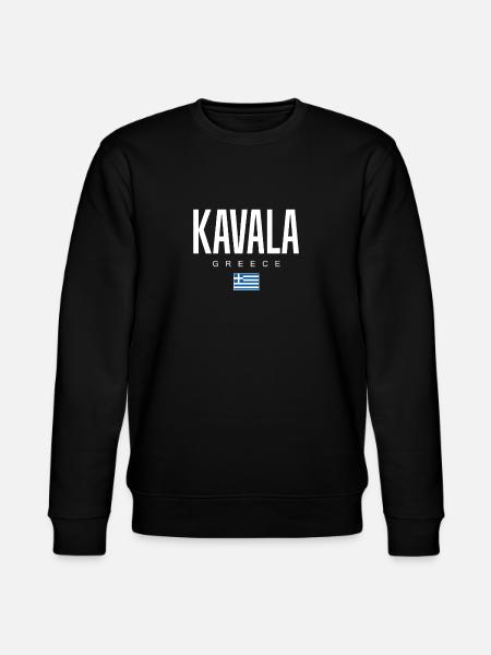 Kavala, Grèce - Sweat bio CHANGER Stanley/Stella Unisexe - noir
