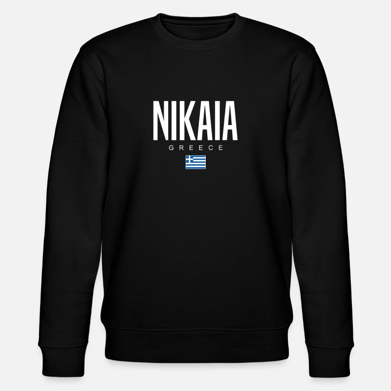 Nikaia, Grèce - Sweat bio CHANGER Stanley/Stella Unisexe - noir