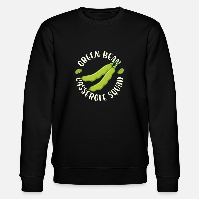 Green Bean Casserole Squad Design - Stanley/Stella Unisex Bio-Sweatshirt CHANGER  - Schwarz