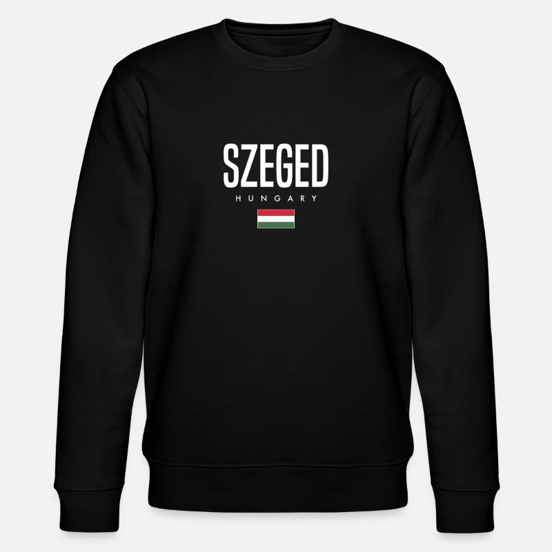 Szeged Ungarn - Stanley/Stella Unisex Bio-Sweatshirt CHANGER  - Schwarz