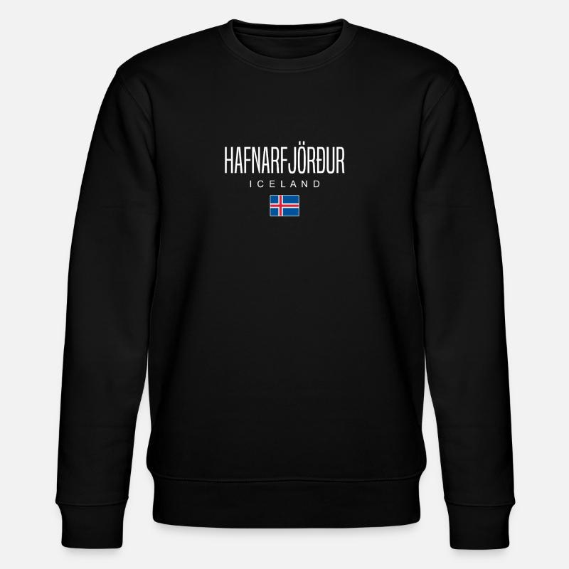 Île Hafnarfjörður - Sweat bio CHANGER Stanley/Stella Unisexe - noir