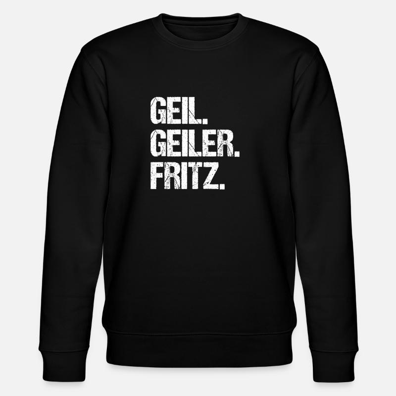 Fritz - Stanley/Stella CHANGER Unisex Organic Sweatshirt - black