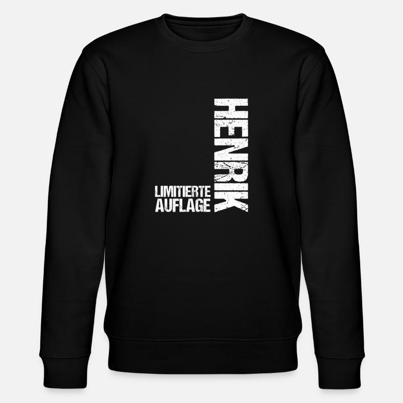 Henrik - Stanley/Stella Unisex Bio-Sweatshirt CHANGER  - Schwarz