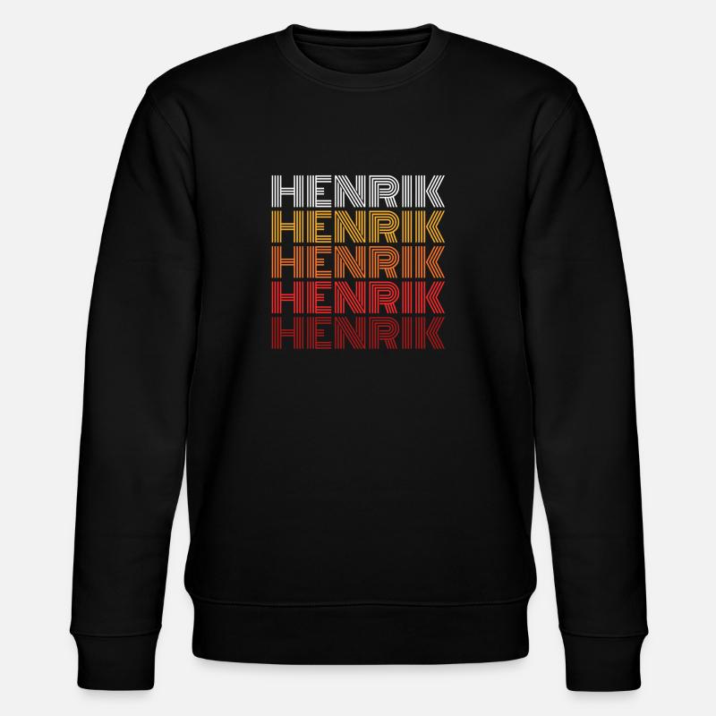 Henrik - Stanley/Stella CHANGER Unisex Organic Sweatshirt - black