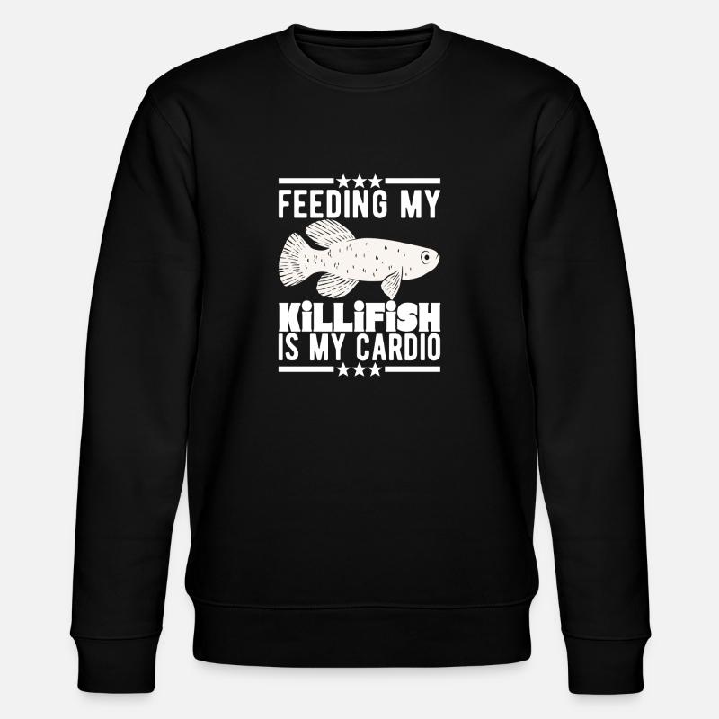Killifisch Eierlegender Zahnkrapfen Aquarium - Stanley/Stella Unisex Bio-Sweatshirt CHANGER  - Schwarz