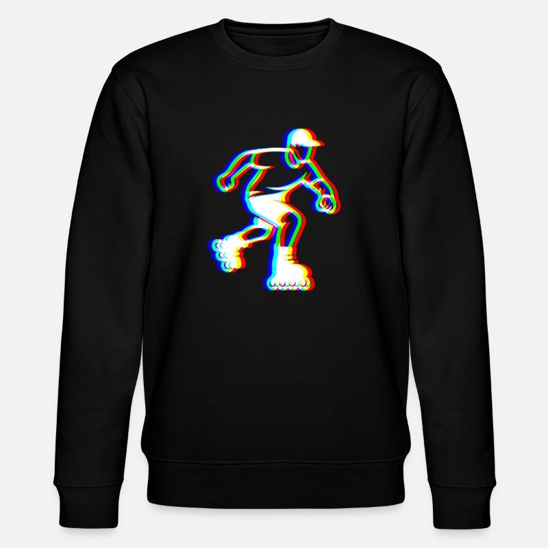 Skater Glitch – Balade Cool - Sweat bio CHANGER Stanley/Stella Unisexe - noir