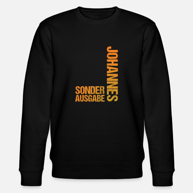 Johannes - Stanley/Stella Unisex Bio-Sweatshirt CHANGER  - Schwarz