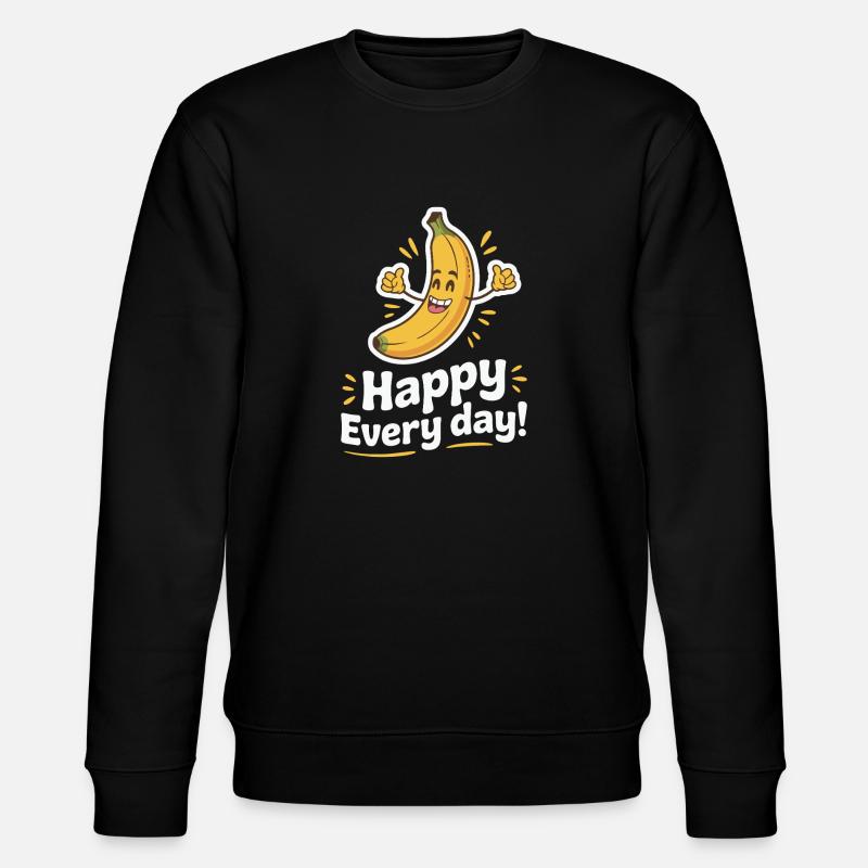 HEUREUX TOUS LES JOURS - Sweat bio CHANGER Stanley/Stella Unisexe - noir