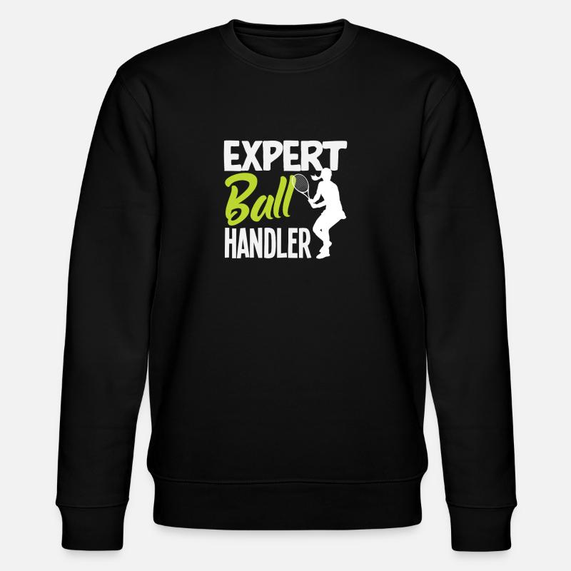 Tennis Player Expert Ball Handler - Stanley/Stella CHANGER Unisex Organic Sweatshirt - black