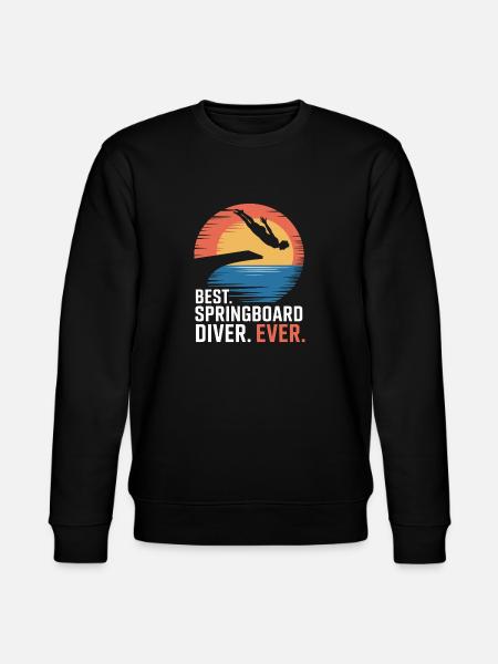 Diving diving board - Stanley/Stella CHANGER Unisex Organic Sweatshirt - black