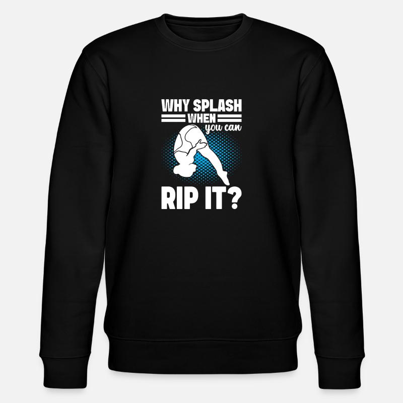 Diving diving board - Stanley/Stella CHANGER Unisex Organic Sweatshirt - black