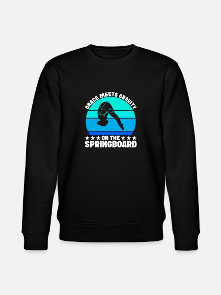 Diving diving board - Stanley/Stella CHANGER Unisex Organic Sweatshirt - black