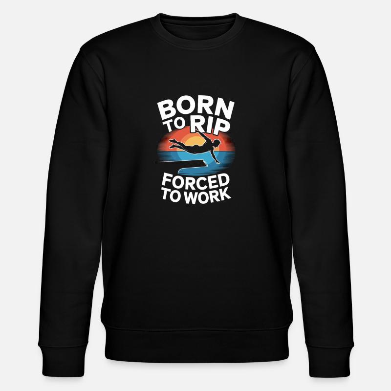 Diving diving board - Stanley/Stella CHANGER Unisex Organic Sweatshirt - black