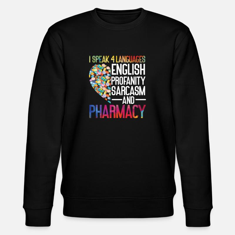 Pharmacy Tech Technician - Stanley/Stella Unisex Bio-Sweatshirt CHANGER  - Schwarz