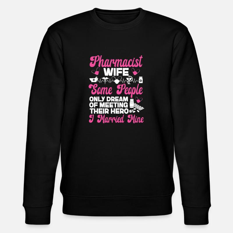 Pharmacy Tech Technician - Stanley/Stella CHANGER Unisex Organic Sweatshirt - black