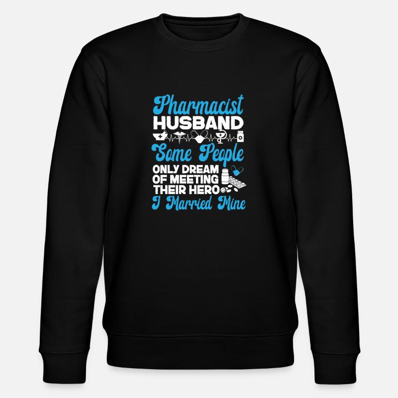 Pharmacy Tech Technician - Stanley/Stella CHANGER Unisex Organic Sweatshirt - black