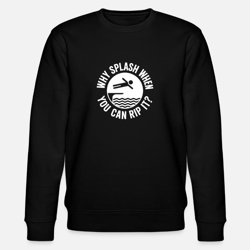 Diving diving board - Stanley/Stella CHANGER Unisex Organic Sweatshirt - black