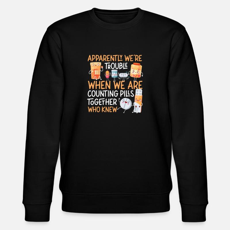 Pharmacy Tech Technician - Stanley/Stella Unisex Bio-Sweatshirt CHANGER  - Schwarz