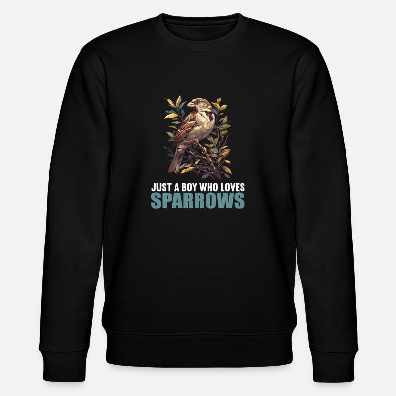 Sparrows Sparrow - Stanley/Stella CHANGER Unisex Organic Sweatshirt - black