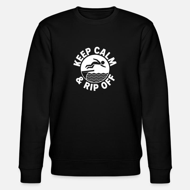 Diving diving board - Stanley/Stella CHANGER Unisex Organic Sweatshirt - black