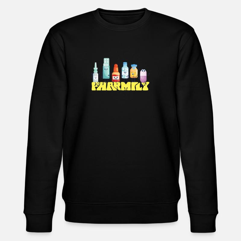 Pharmacy Tech Technician - Stanley/Stella Unisex Bio-Sweatshirt CHANGER  - Schwarz