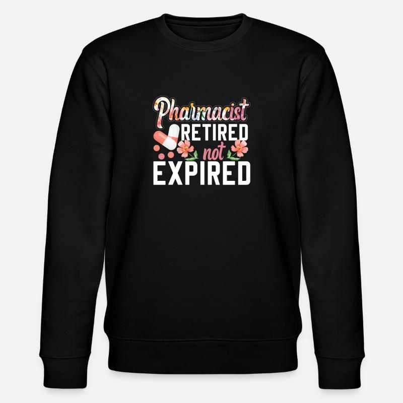 Pharmacy Tech Technician - Stanley/Stella CHANGER Unisex Organic Sweatshirt - black