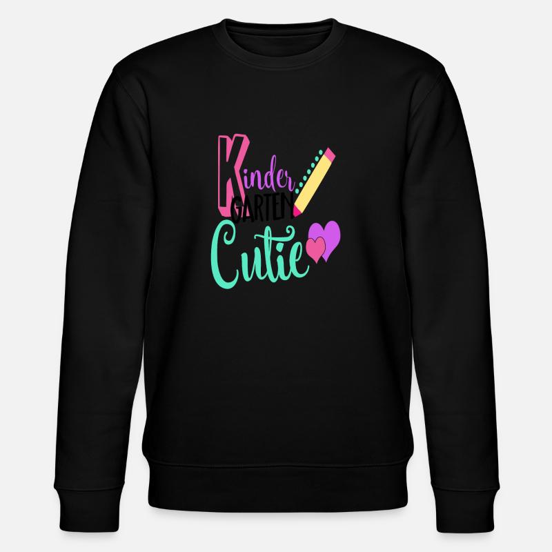 Chemise Cutie de maternelle - Sweat bio CHANGER Stanley/Stella Unisexe - noir