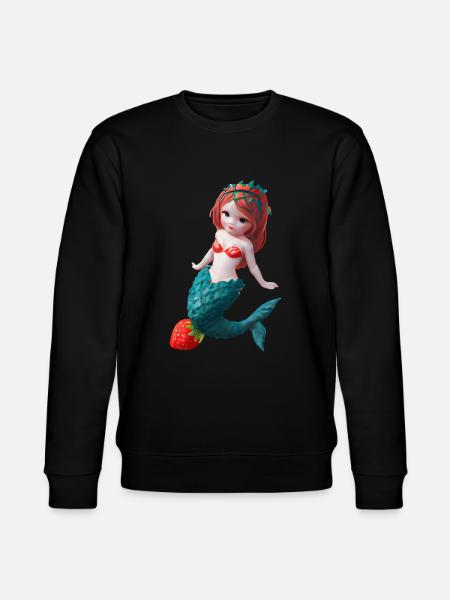 Sirène aux fraises - Sweat bio CHANGER Stanley/Stella Unisexe - noir