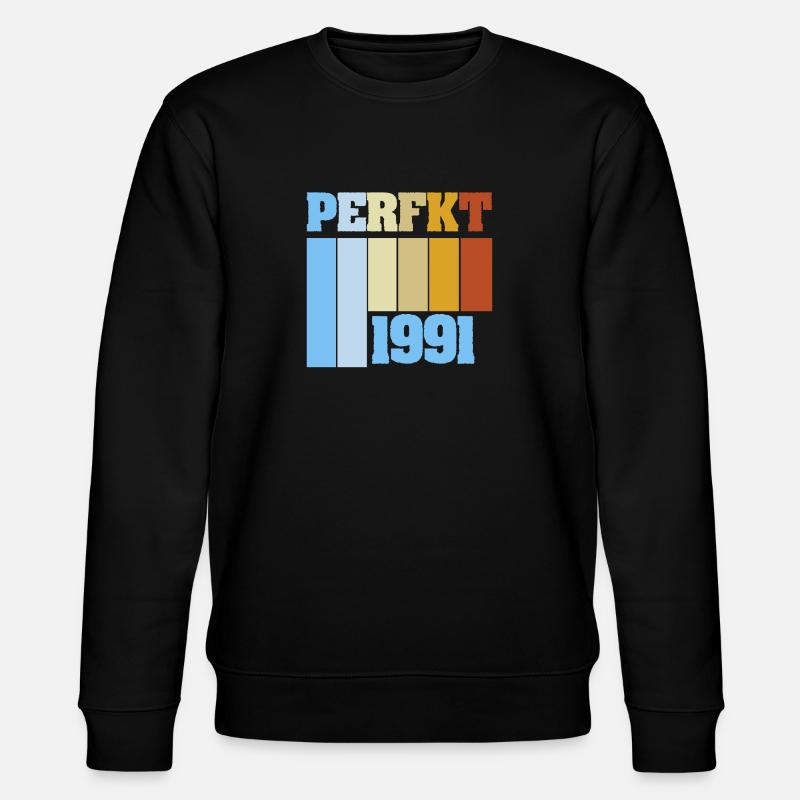 Perfekt 1991 - Stanley/Stella Unisex Bio-Sweatshirt CHANGER - Schwarz