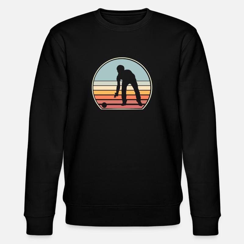 Boule Boccia Boule player - Stanley/Stella CHANGER Unisex Organic Sweatshirt - black