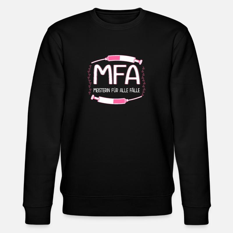 Medical Assistant Master MFA - Stanley/Stella CHANGER Unisex Organic Sweatshirt - black