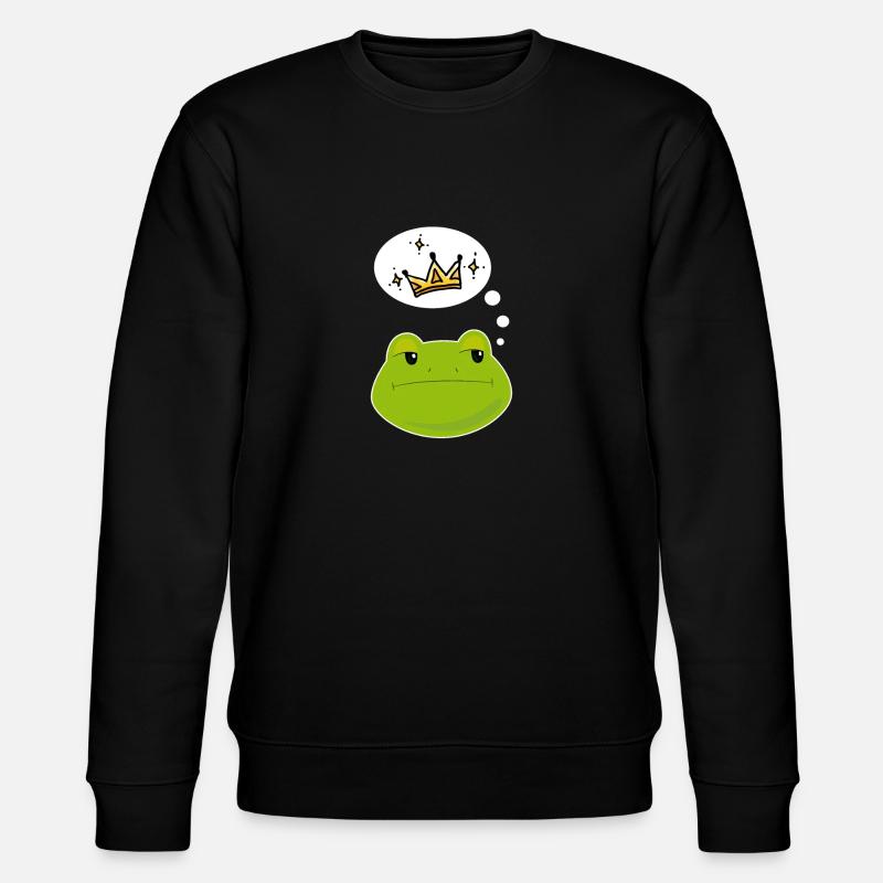 Prince grenouille grenouille - Sweat bio CHANGER Stanley/Stella Unisexe - noir