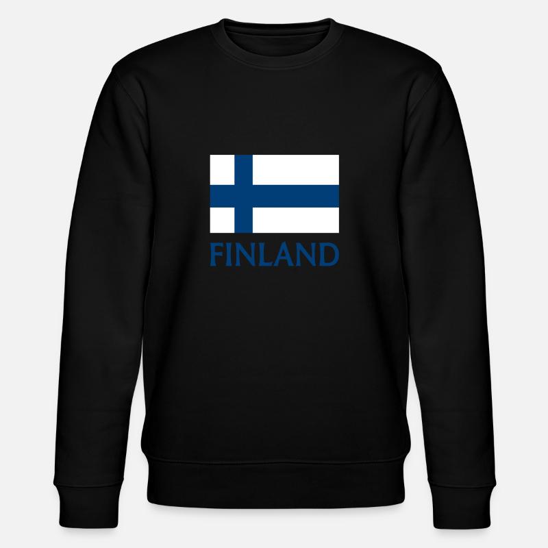 Drapeau finlandais - Sweat bio CHANGER Stanley/Stella Unisexe - noir