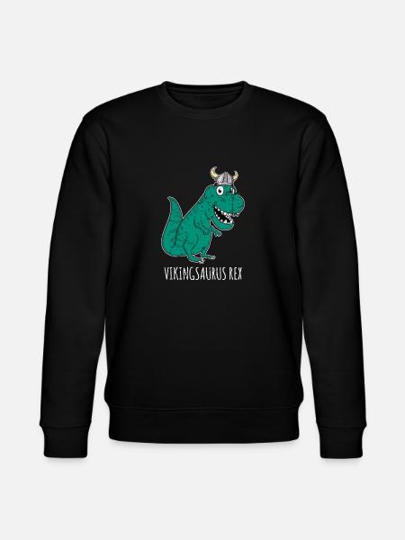 Wikinger Dino - Stanley/Stella Unisex Bio-Sweatshirt CHANGER - Schwarz
