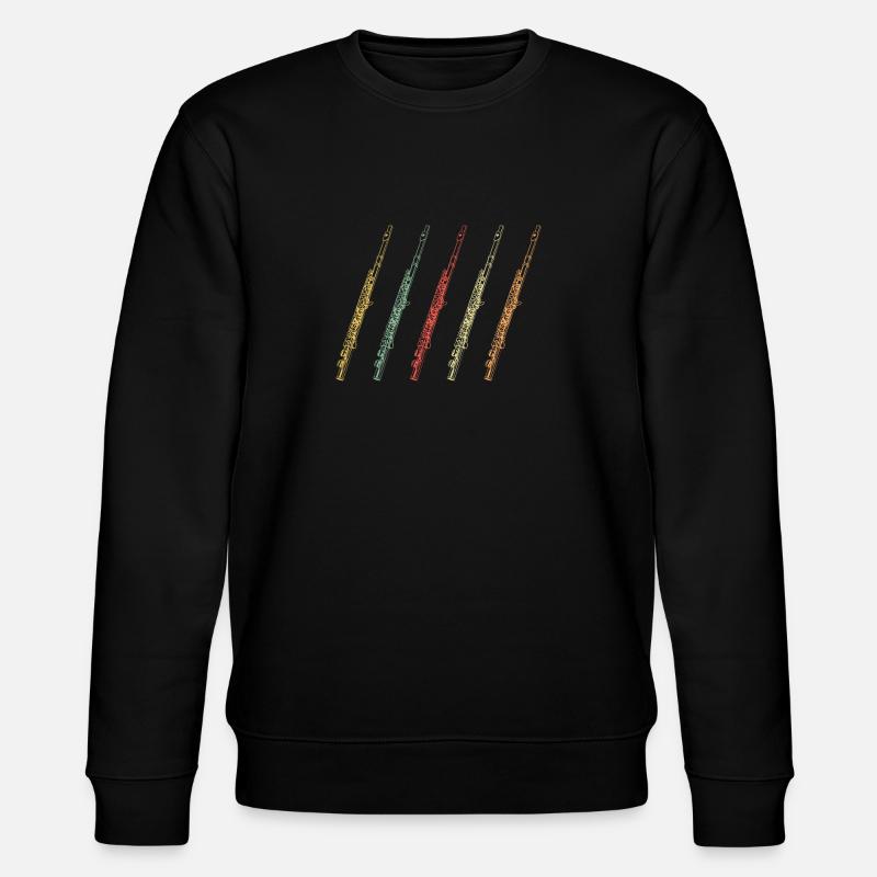 Flûtes - Sweat bio CHANGER Stanley/Stella Unisexe - noir