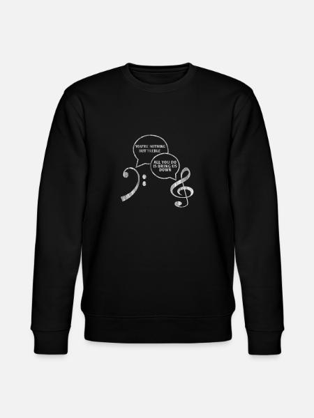 Sheet music key musicians - Stanley/Stella CHANGER Unisex Organic Sweatshirt - black