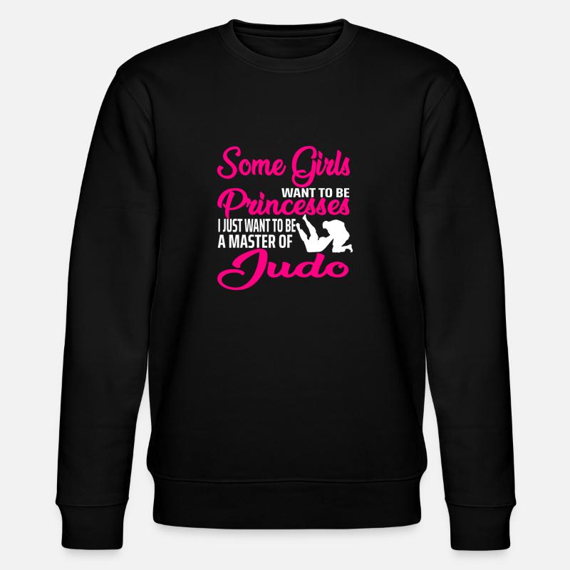 Judo Prinzessin - Stanley/Stella Unisex Bio-Sweatshirt CHANGER  - Schwarz