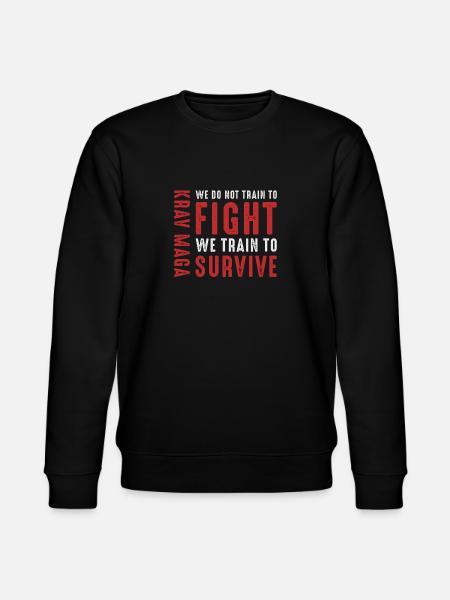 Krav Maga defense - Stanley/Stella CHANGER Unisex Organic Sweatshirt - black