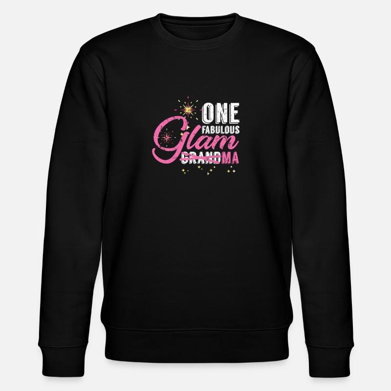 Oma Stil - Stanley/Stella Unisex Bio-Sweatshirt CHANGER  - Schwarz