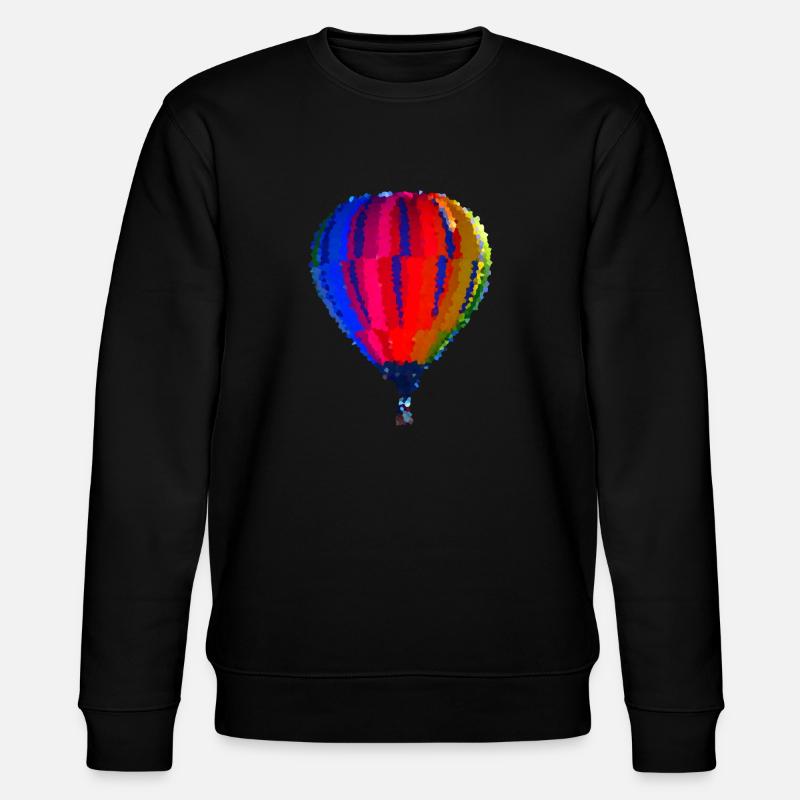 Ballon - Stanley/Stella Unisex Bio-Sweatshirt CHANGER  - Schwarz