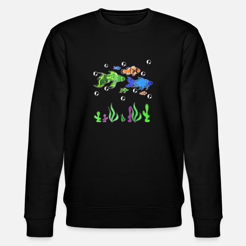 Créatures aquatiques - Sweat bio CHANGER Stanley/Stella Unisexe - noir