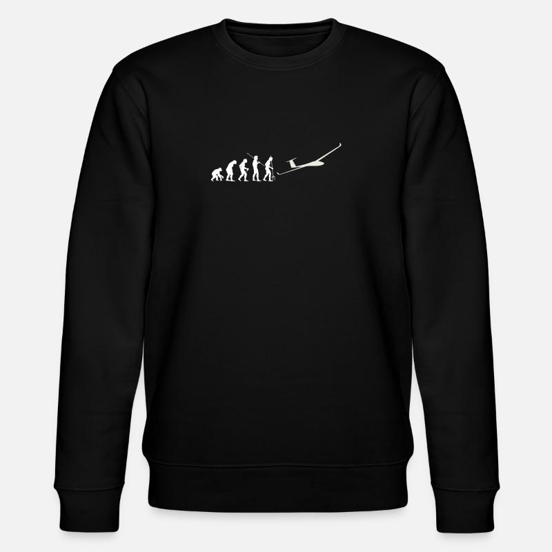 Soaring Evolution - Stanley/Stella CHANGER Unisex Organic Sweatshirt - black