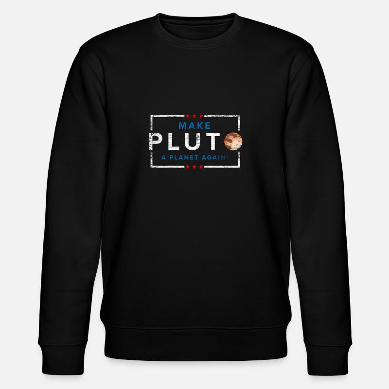 Planète Pluton - Sweat bio CHANGER Stanley/Stella Unisexe - noir
