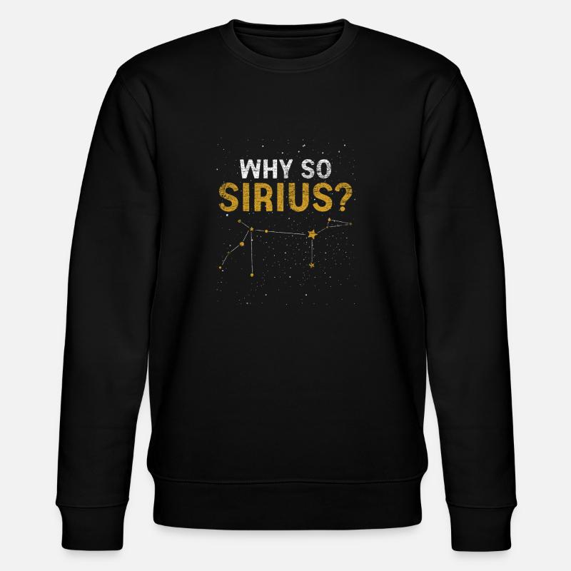 Astronomie Sternbild - Stanley/Stella Unisex Bio-Sweatshirt CHANGER  - Schwarz