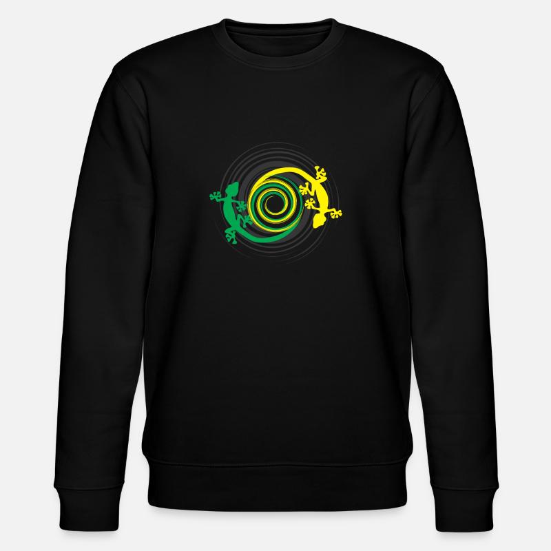 Gecko - Stanley/Stella CHANGER Unisex Organic Sweatshirt - black