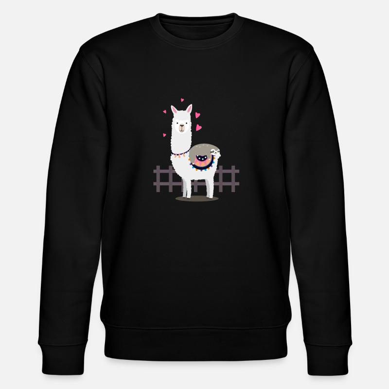 Lama Sloth - Sweat bio CHANGER Stanley/Stella Unisexe - noir