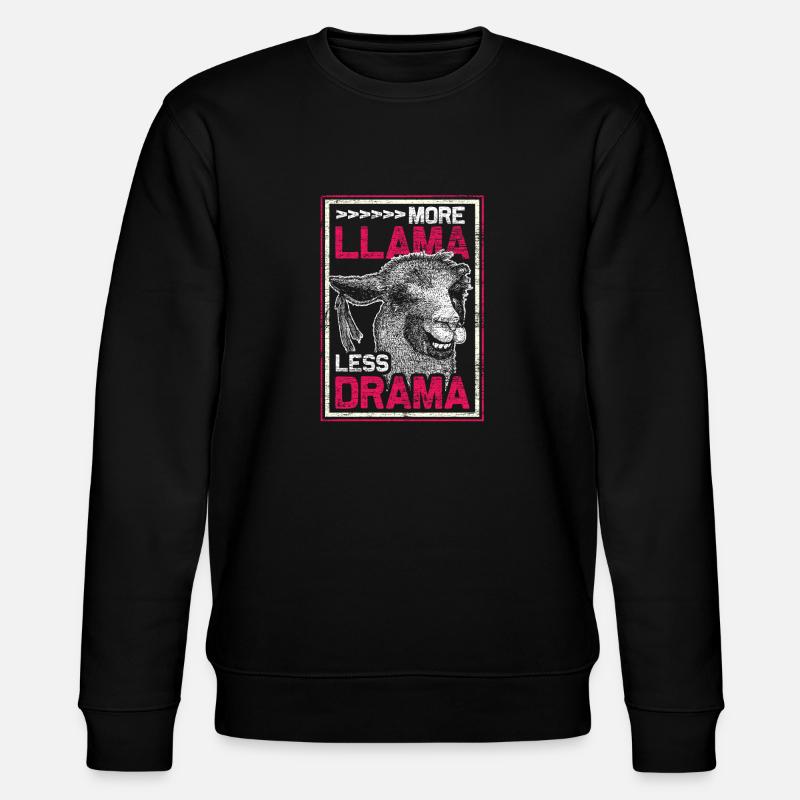 lama - Sweat bio CHANGER Stanley/Stella Unisexe - noir