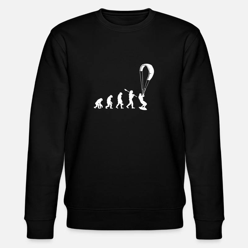 Evolution du Kitesurf - Sweat bio CHANGER Stanley/Stella Unisexe - noir