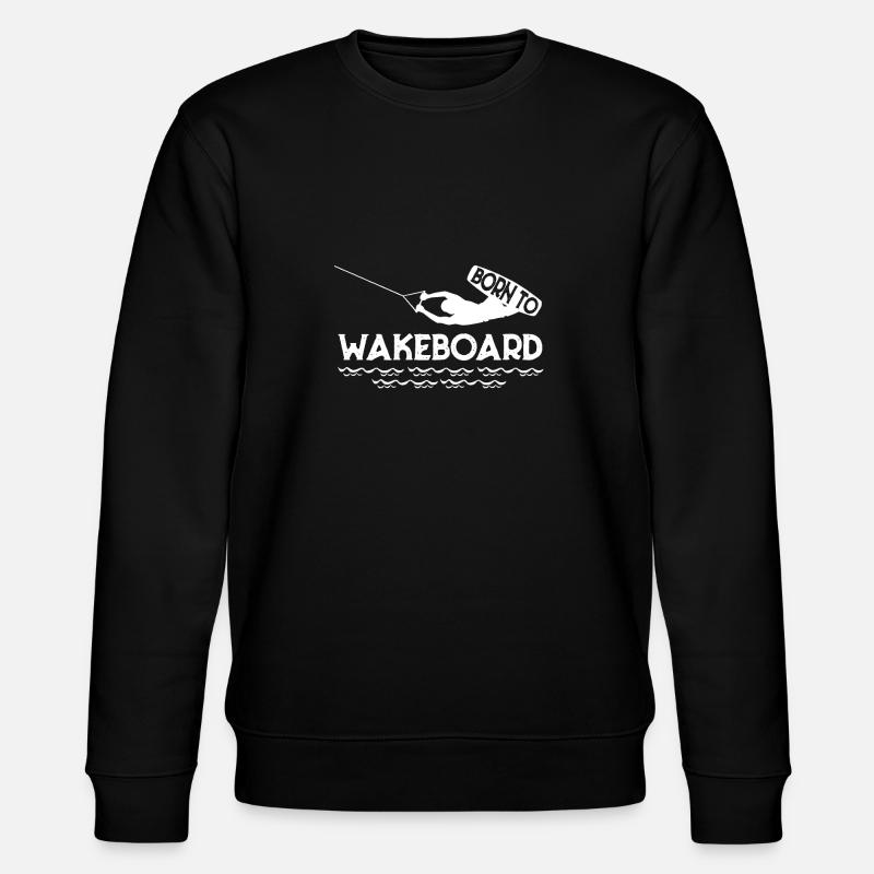 Wakeboarder de wakeboard - Sweat bio CHANGER Stanley/Stella Unisexe - noir