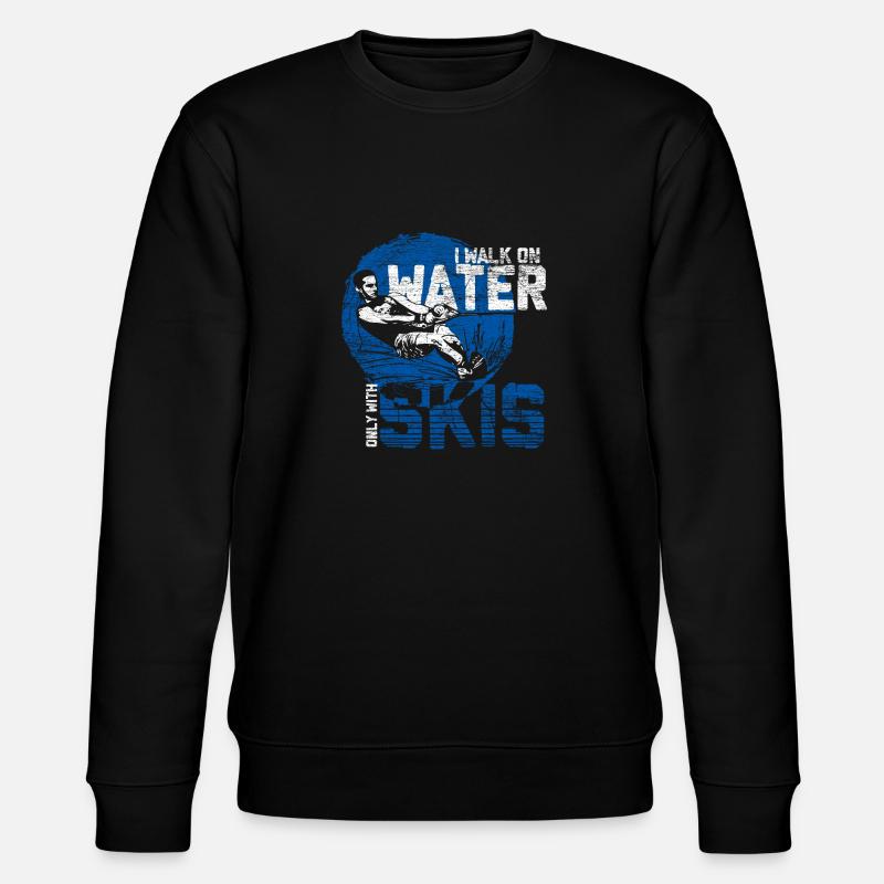 Wasserski - Stanley/Stella Unisex Bio-Sweatshirt CHANGER  - Schwarz